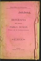 Biografía del General Pablo Durán. Prócer de la Independencia