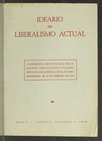 Ideario del liberalismo actual (1939)