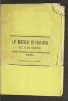 Los arreglos de Cartajena del 22 de febrero : i algunas indicaciones sobre la pacificación de la República (1860)