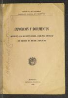 Exposición de documentos referentes a las gestiones llevadas a cabo para contratar los servicios del Doctor A Benchetrit (1926)
