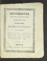 Documentos relativos a la intervención que ha tenido el gobierno del Ecuador en la pacificación del Cantón de Pasto / publicados por el Jeneral Comandante en jefe de la División Granadina de Operaciones del Sur, con el objeto de que la nación forme su juicio (1840)