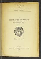 Historiadores de América. D. José Manuel Groot : 1800-1878 (1950)