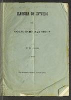 Clausura de estudios del colegio San Simón (1906)